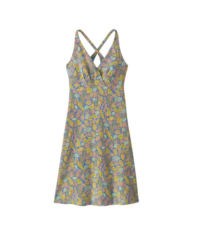 Patagonia W's Amber Dawn Dress - Flourish / Abundant Blue Flourish / Abundant Blue
