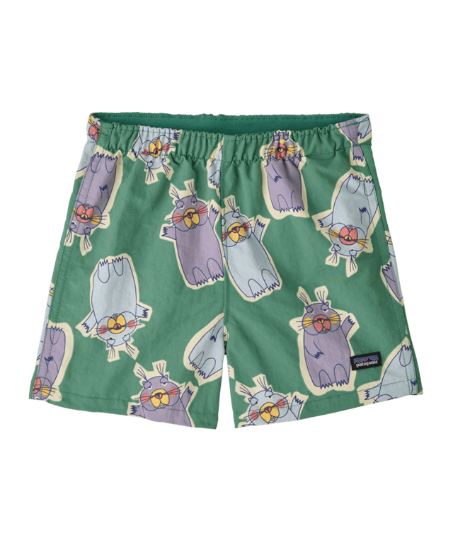 Patagonia Baby Baggies Shorts - Marching Around / Heartleaf Green Marching Around / Heartleaf Green