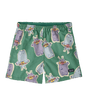 Patagonia Baby Baggies Shorts - Marching Around / Heartleaf Green Marching Around / Heartleaf Green