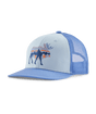 Patagonia Kids Trucker Hat - Fitz Roy Moose / Fleck Blue Fitz Roy Moose / Fleck Blue