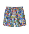 Patagonia Kids Baggies Shorts Lined - 5 in. - Swallowtail Geo / Eddy Blue Swallowtail Geo / Eddy Blue /  / 5IN