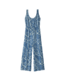 Patagonia W's Garden Island Jumpsuit - Bees and Flowers / Thermal Blue Bees and Flowers / Thermal Blue