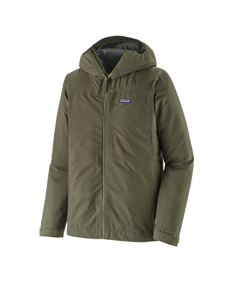 Patagonia M's Boulder Fork Rain Jacket - Basin Green Basin Green