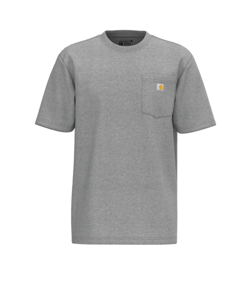 Carhartt Loose Fit Heavyweight Short-Sleeve Pocket T-Shirt - Heather Grey Heather Grey /  / REG