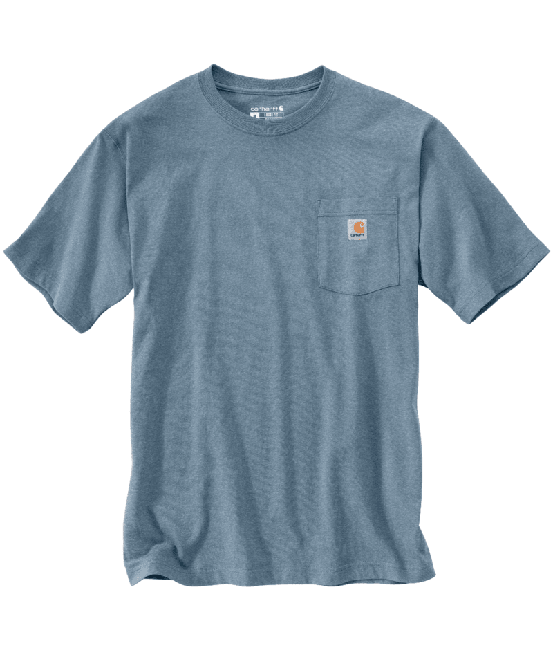 Carhartt Loose Fit Heavyweight Short-Sleeve Pocket T-Shirt - Thundercloud