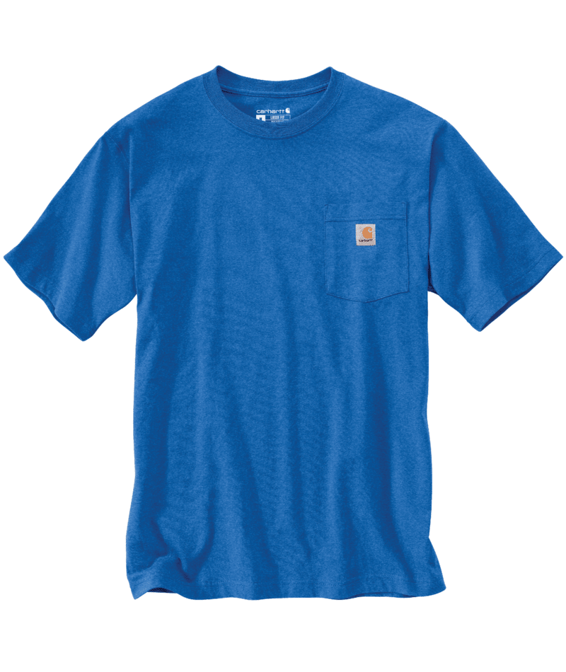 Carhartt Loose Fit Heavyweight Short-Sleeve Pocket T-Shirt - Beacon Blue