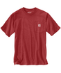 Carhartt Loose Fit Heavyweight Short-Sleeve Pocket T-Shirt - Crabapple Heather