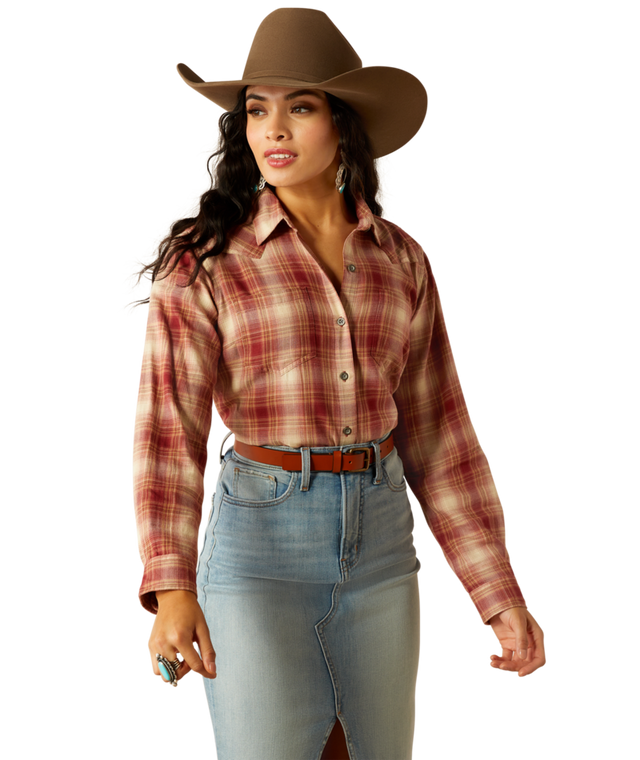 Ariat REAL Billie Jean Shirt - Nora Plaid Nora Plaid