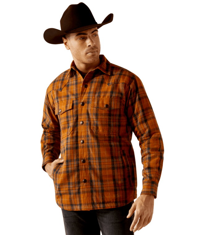 Ariat Harvey Retro Shirt Jacket - Roasted Pecan Roasted Pecan /  / Regular