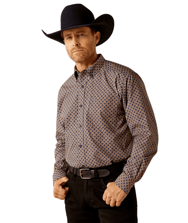 Ariat Crawford Classic Fit Shirt - Navy Navy /  / Regular