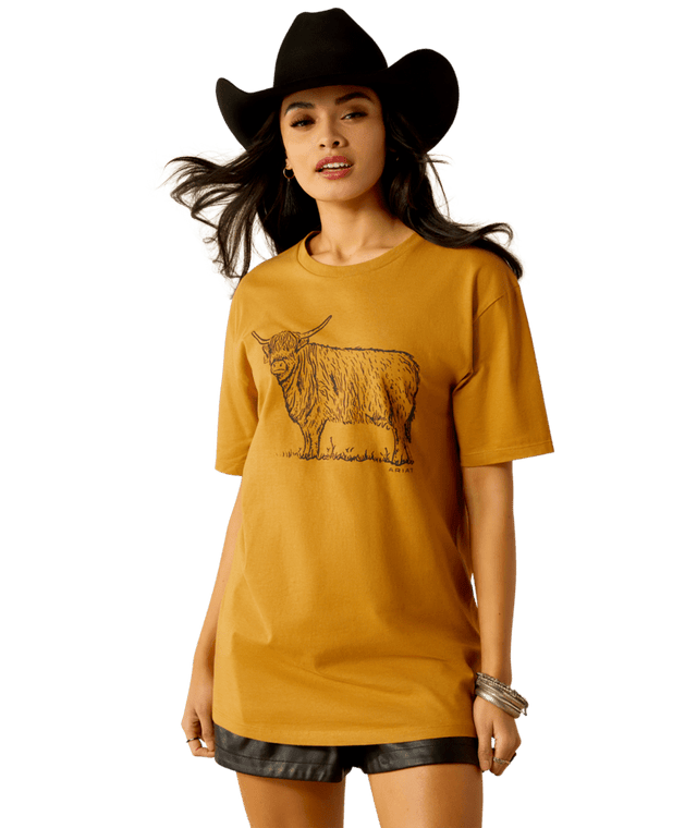 Ariat Highlander T-Shirt - Harvest Gold Harvest Gold