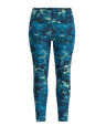 Smartwool Women's Active Printed 7/8 Legging - Twilight Blue Watercolor Twilight Blue Watercolor