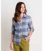 Toad Co. Womens Re-form Flannel Long Sleeve Shirt Yucca madras