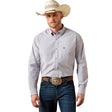 Ariat Pro Series Blaire Classic Fit Shirt In Sleet Grey Plaid