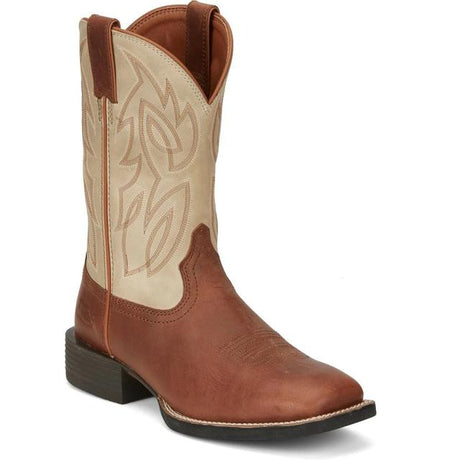 Justin 11" Canter Square Toe Western Boot Dusky