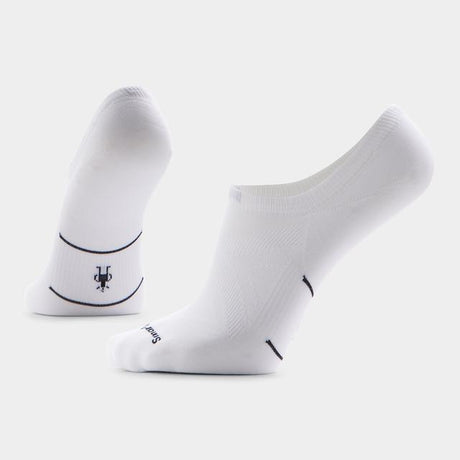Smartwool Run No Show Socks White White