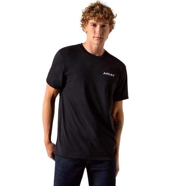 Ariat Stipple Steer Classic Fit T-shirt In Black