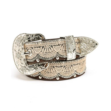 Shyanne ' Bling Lace Belt Brown