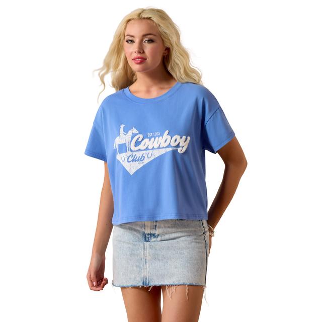 Ariat Cowboy Club T-shirt In Ultramarine