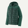 Patagonia Womens Hi Loft Nano Puff Hoody Cascade green