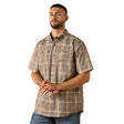 Ariat Rebar Made Tough Venttek Durastretch Work Shirt In Pinecone