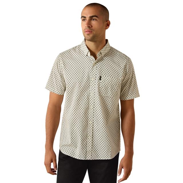 Ariat Macsen Modern Fit Shirt In Pristine Diamond Points Print