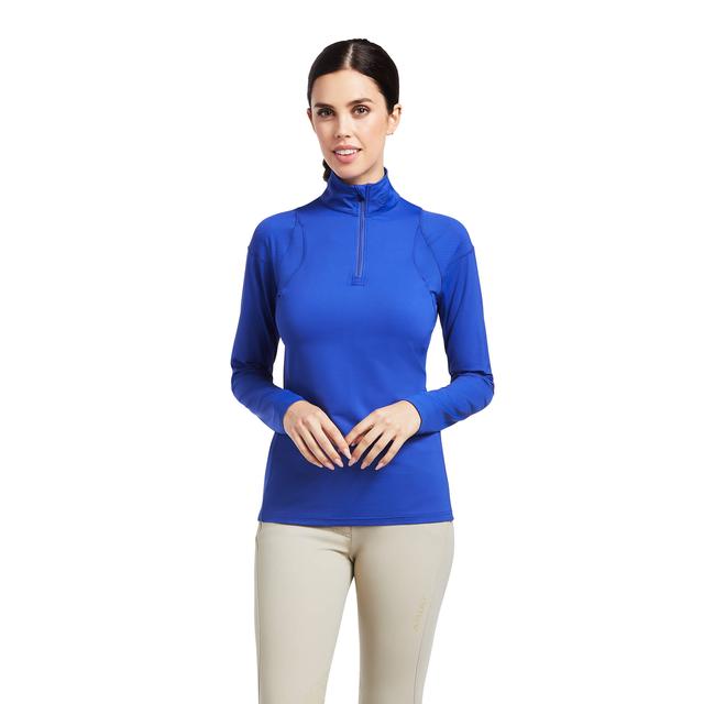 Ariat Auburn 1/4 Zip Baselayer Mazarine Blue