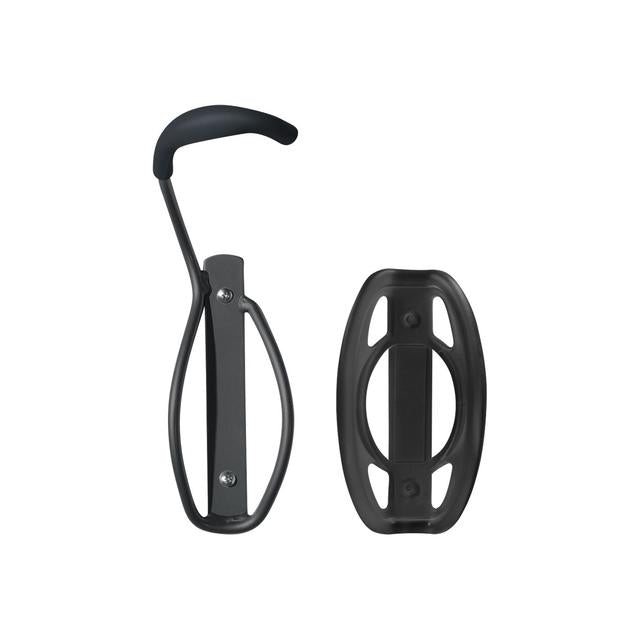 Delta Delta Single Bike Wall Mount Rack With Tray Black