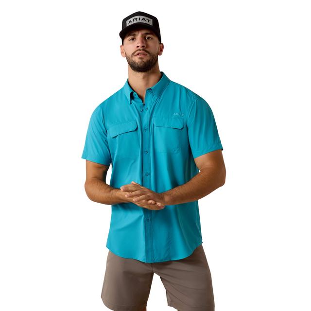 Ariat Venttek Outbound Fitted Shirt In Blue Moon