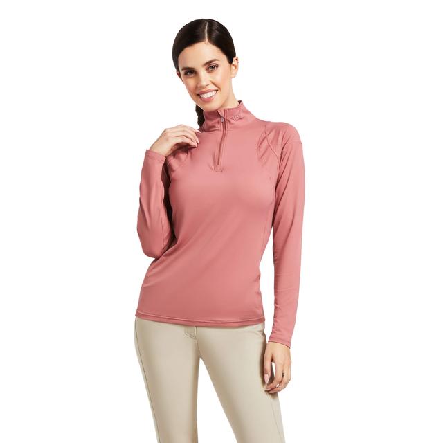 Ariat Auburn 1/4 Zip Baselayer Antique Rubia