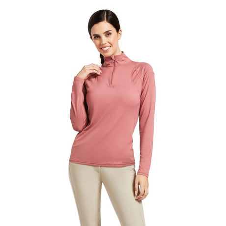 Ariat Auburn 1/4 Zip Baselayer Antique Rubia