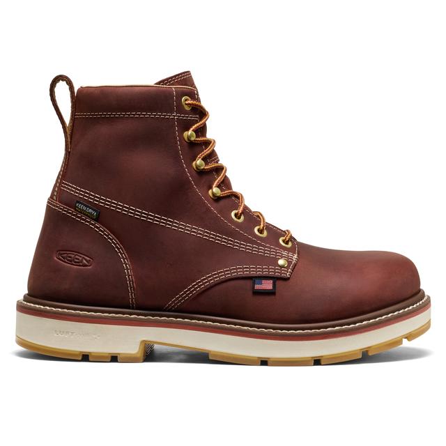 Keen Liberty 6" Waterproof 90° Heel Boot (Carbon Toe) Bombay Brown/Gum