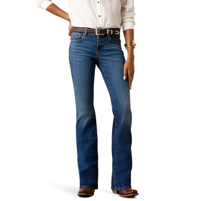 Ariat Perfect Rise Revel Vilma Ultrastretch Boot Cut Jeans In Oasis Long By Ariat