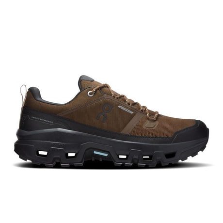 On Running Cloudrock Low Waterproof Earth | Black