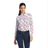 Ariat Sunstopper 2.0 1/4 Zip Baselayer Gallop Print