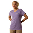 Ariat Rebar Workman T-shirt In Mulled Grape Heather
