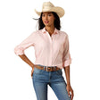 Ariat Venttek Shirt In Peach Stripe