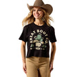 Ariat Cacti Cowboy Hat T-shirt In Black