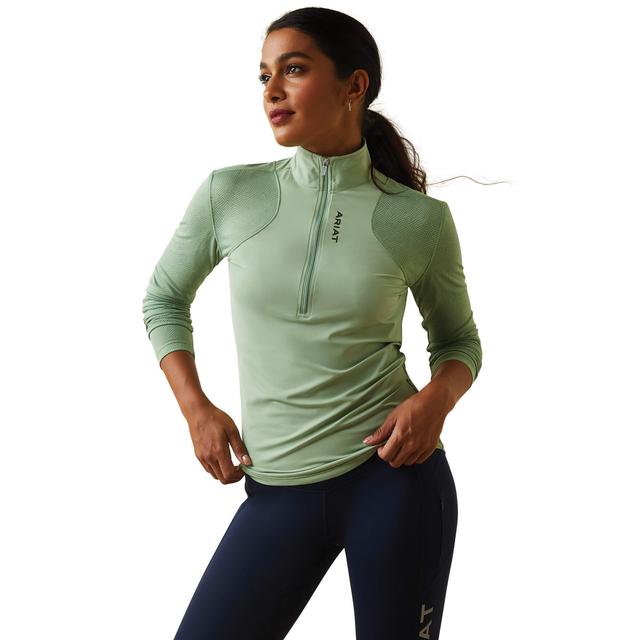 Ariat Breathe 1/4 Zip Baselayer Basil