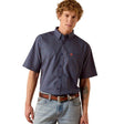 Ariat Nikola Classic Fit Shirt In Key Largo Blue Geo Print
