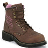 Justin Katerina Gypsy Safety Boots Aged Bark