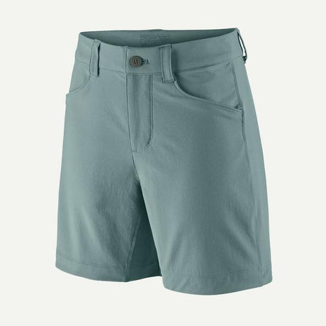 Patagonia Womens Landfarer Bike Shorts Blue sage