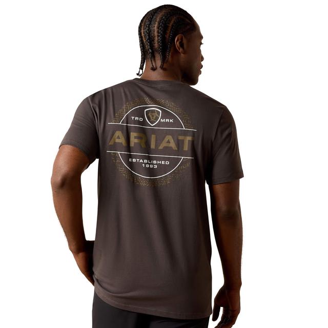 Ariat Southwest Wooden Reticle Classic Fit T-shirt In Vintage Black