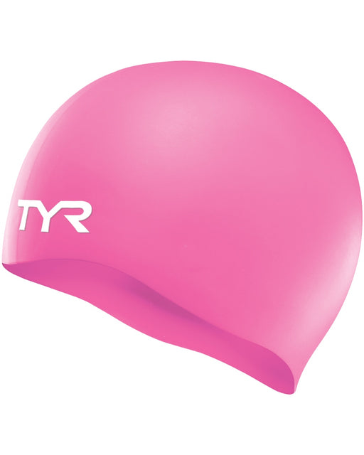 Tyr Youth Wrinkle-free Silicone Swim Cap Pink
