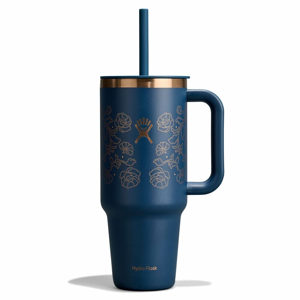 Hydro Flask Travel Tumbler 40oz Limited Edition Western Dark Blue West drk blu