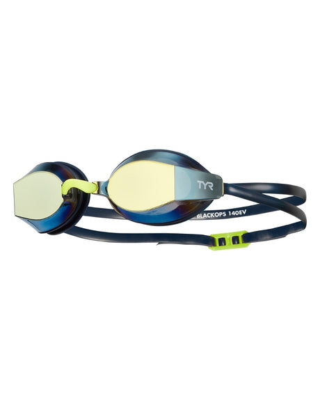 Tyr Adult Blackops 140 Ev Racing Mirrored Goggles Gold/navy