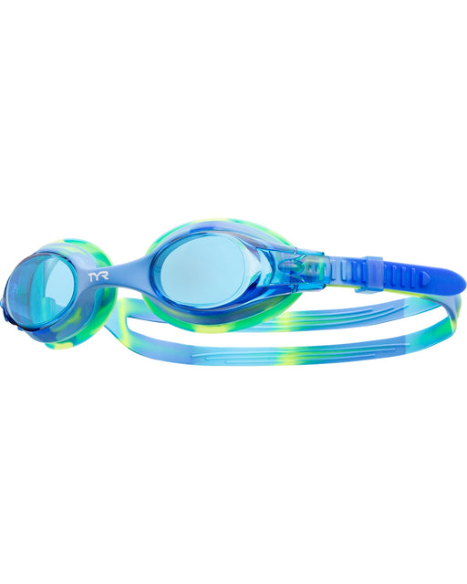 Tyr Kids’ Swimple Tie Dye Goggles Blue/green