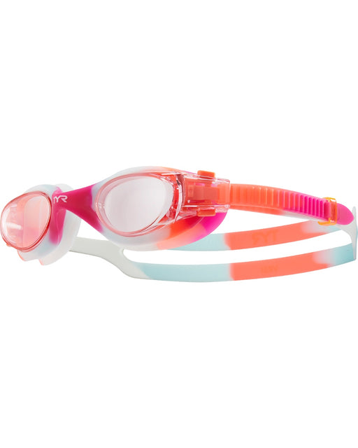 Tyr Youth Vesi' Tie Dye Goggles Pink/white