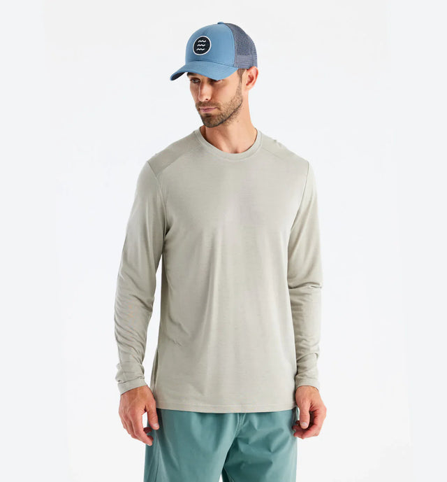 Free Fly Apparel Men's Bamboo Lightweight Long-Sleeve - Sandstone Sandstone