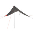 Alps Mountaineering Ultra-light Tarp Shelter Charcoal Red 12.6x9.8 Charcoal red